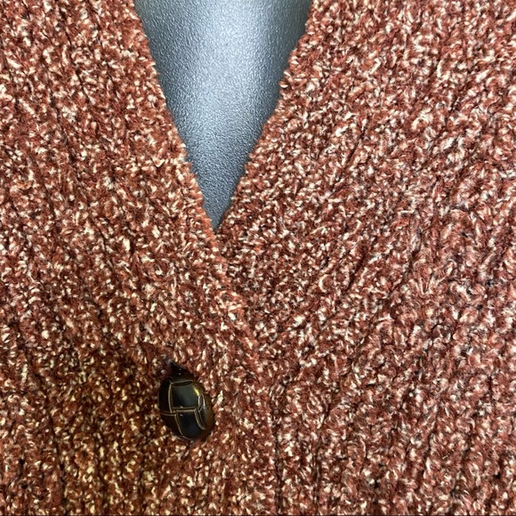 Vintage Studio Chenille Cardigan Small - Picture 2 of 6